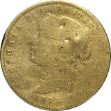 1859 Sydney Mint Half Sovereign Poor