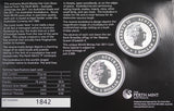 2011 World Money Fair Kookaburra and Koala 1oz Silver Coin Pair