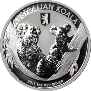 2011 Koala 1oz Silver Coin Berlin Bear Privy