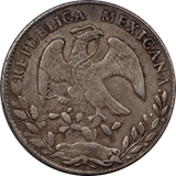 Mexico 1862 CE Silver 8 Reales VF