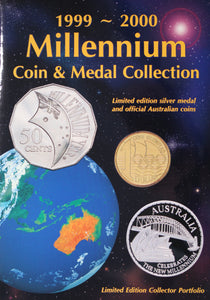 1999-2000 Millennium Coin Set w/ 1oz Silver Medallion