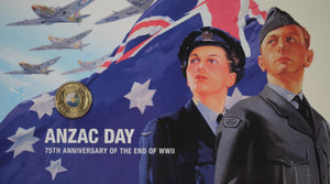 2020 $2 Anzac Day End of WWII $2 on PNC Card