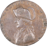 1794 Suffolk British Penny Token Charles Marquis Cornwallis Fine (Lamination Flaw)