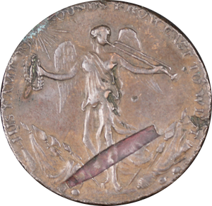 1794 Suffolk British Penny Token Charles Marquis Cornwallis Fine (Lamination Flaw)