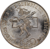 Mexico 1968 25 Pesos aUNC