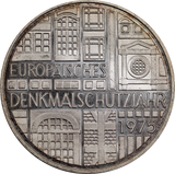 Germany 1975F (Stuttgart Mint) 5 Mark European Monument Protection Year UNC