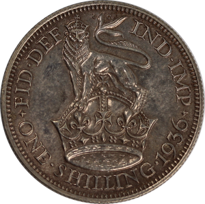 GB 1936 Shilling aEF