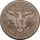 USA 1892S Barber Half Dollar aVG (Key Date)