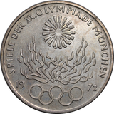 Germany 1972F (Stuttgart Mint) 10 Mark Munich Olympics UNC