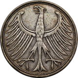 Germany 1974F (Stuttgart Mint) 5 Mark 25th Ann. Constitutional Law UNC