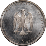 Germany 1977G (Karlsruhe Mint) 5 Mark 200th Ann. Heinrich Von Kleist UNC