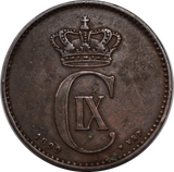 Denmark 1899 2 Ore UNC