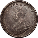 India-British 1918 1/4 Rupee gVF