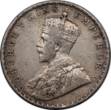 India-British 1916 Rupee VF