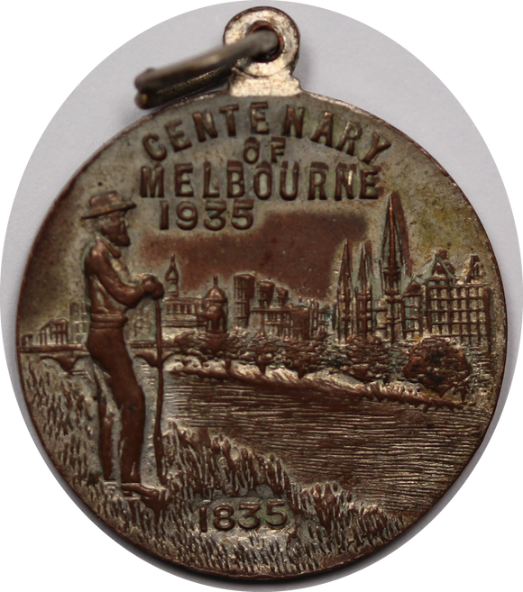 1935 Melbourne Centenary Commemorative Medallion