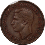 1944 Penny Clipped Planchet Fine