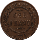 1925 Penny Fine (w/ verdigris spot on Obverse)