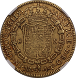 1819 Colombia NR-JF Ferdinand VII Gold 8 Escudos NGC XF40