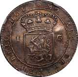 1802 Batavian Republic Gulden NGC AU58