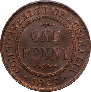 1927 Penny MS64BN