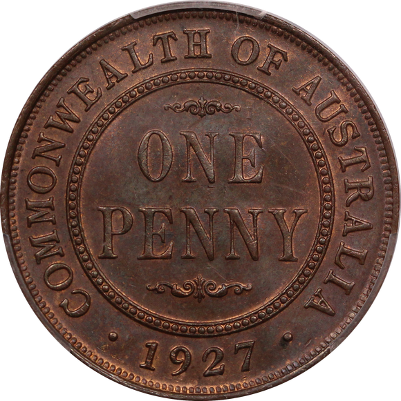 1927 Penny MS64BN