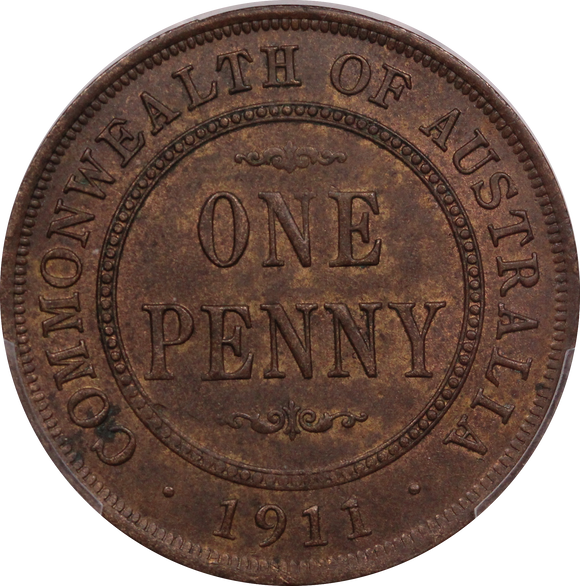 1911 Penny MS63BN