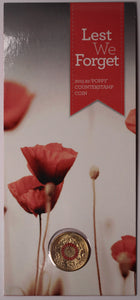 2015 $2 Poppy Counterstamp in Card