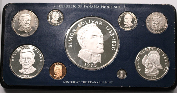 1975 Republic of Panama Proof Set