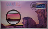 2015 Colours of the Australian Antarctic Territory Medallion Cover PNC