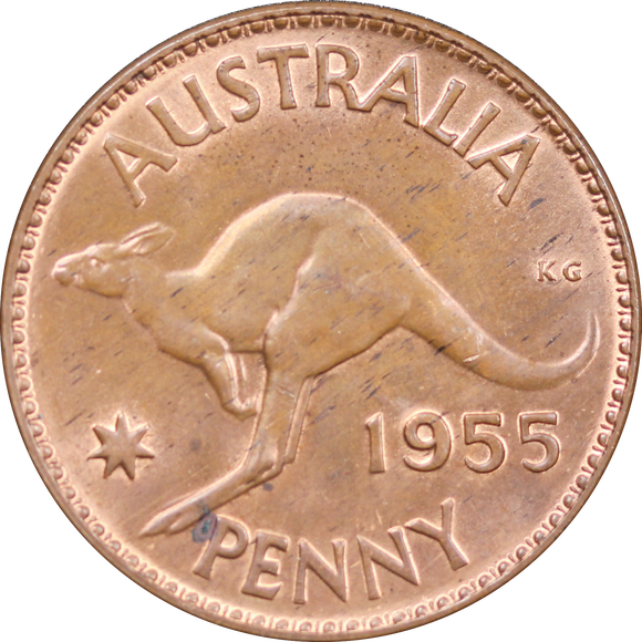 1955M Penny UNC