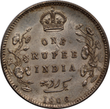 India-British 1906 Rupee aUNC