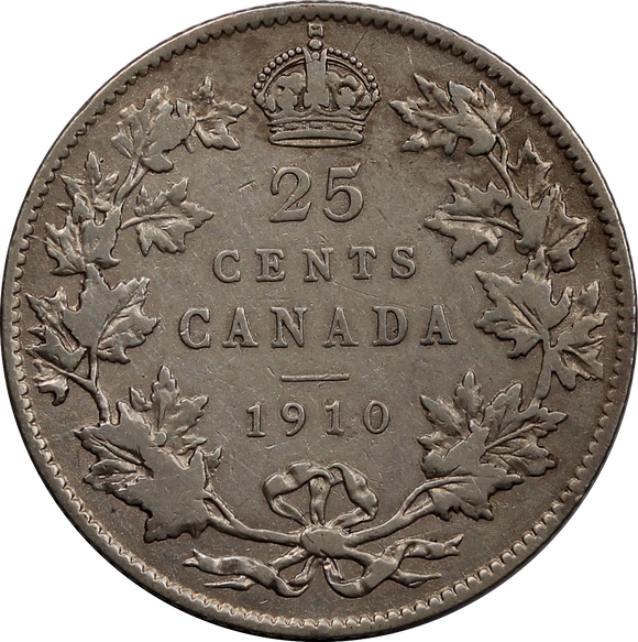 Canada 1910 25c Fine