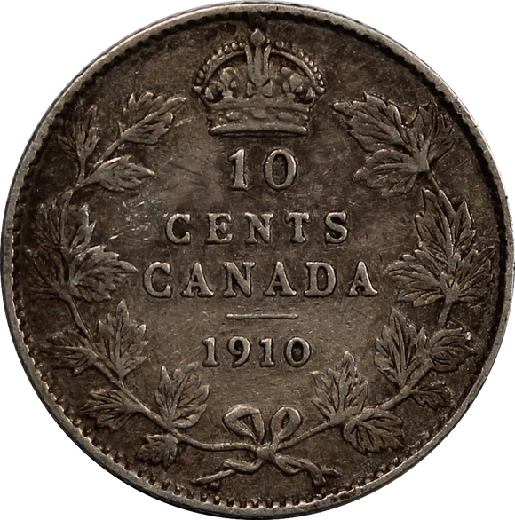 Canada 1910 10 Cent Fine