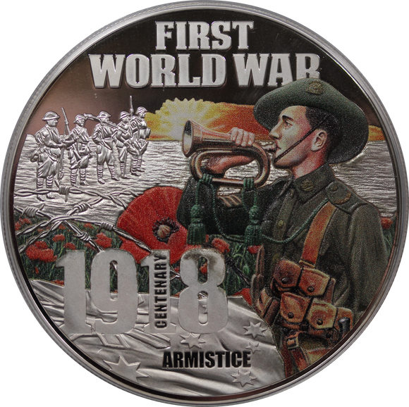 2018 $10 WWI Armistice 5oz Silver Proof