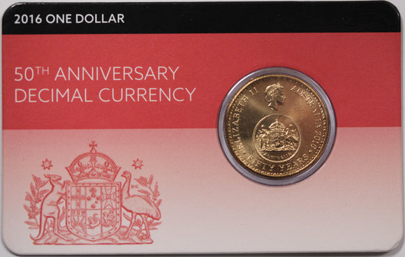 2016 $1 50th Anniversary of Decimal Currency