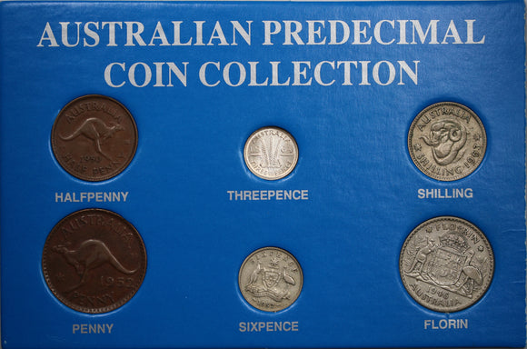 Australian Pre-Decimal Coin Set (Post 1946)