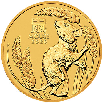 2020 1/4oz Gold Year of the Mouse Coin