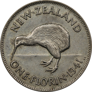 New Zealand 1941 Florin VF