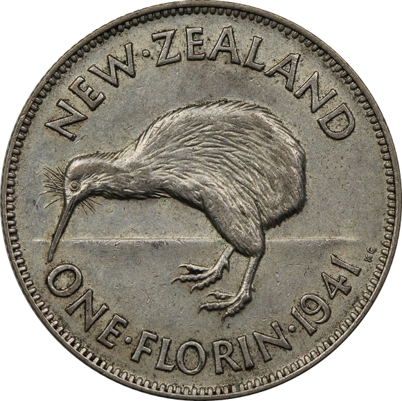New Zealand 1941 Florin VF
