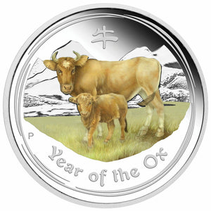 2021 Perth ANDA 2oz Ox Silver Proof Coin
