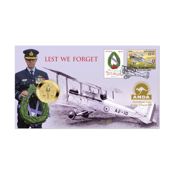 2021 Perth ANDA $1 RAAF Remembrance PNC