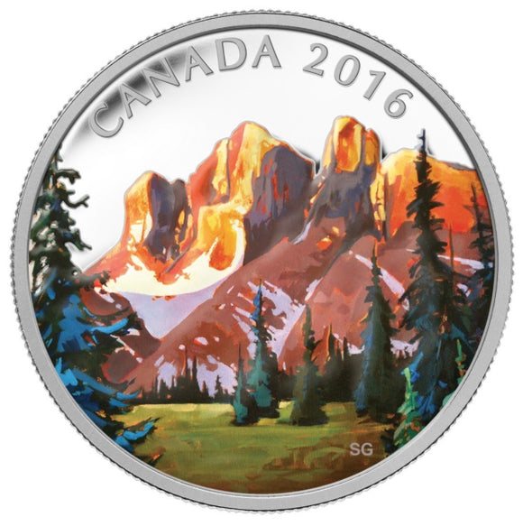 2016 $20 Silver Canadian Landscapes - Rockies