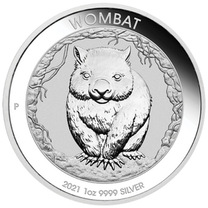 2021 Wombat 1oz Silver Coin