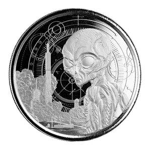 2021 Ghana Alien 1oz Silver Coin