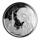 2021 Ghana Alien 1oz Silver Coin