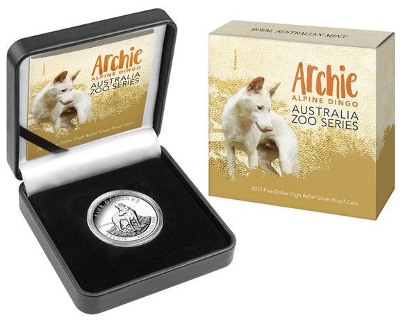 2017 Archie Alpine Dingo $5 Silver Proof Coin