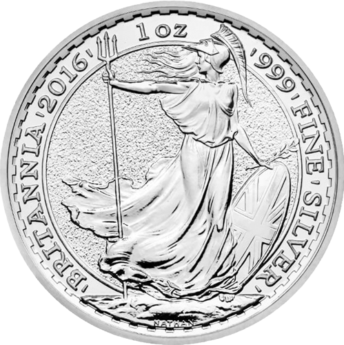 2016 Britannia 1oz Silver Coin