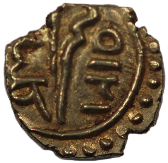 India 1750-1799 Mysore Gold Fanam