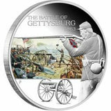 2009 Famous Battles in History - Gettysburg 1oz Silver Proof Coin