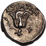 Carian Islands, Rhodes Silver Drachm 175-170 BC EF